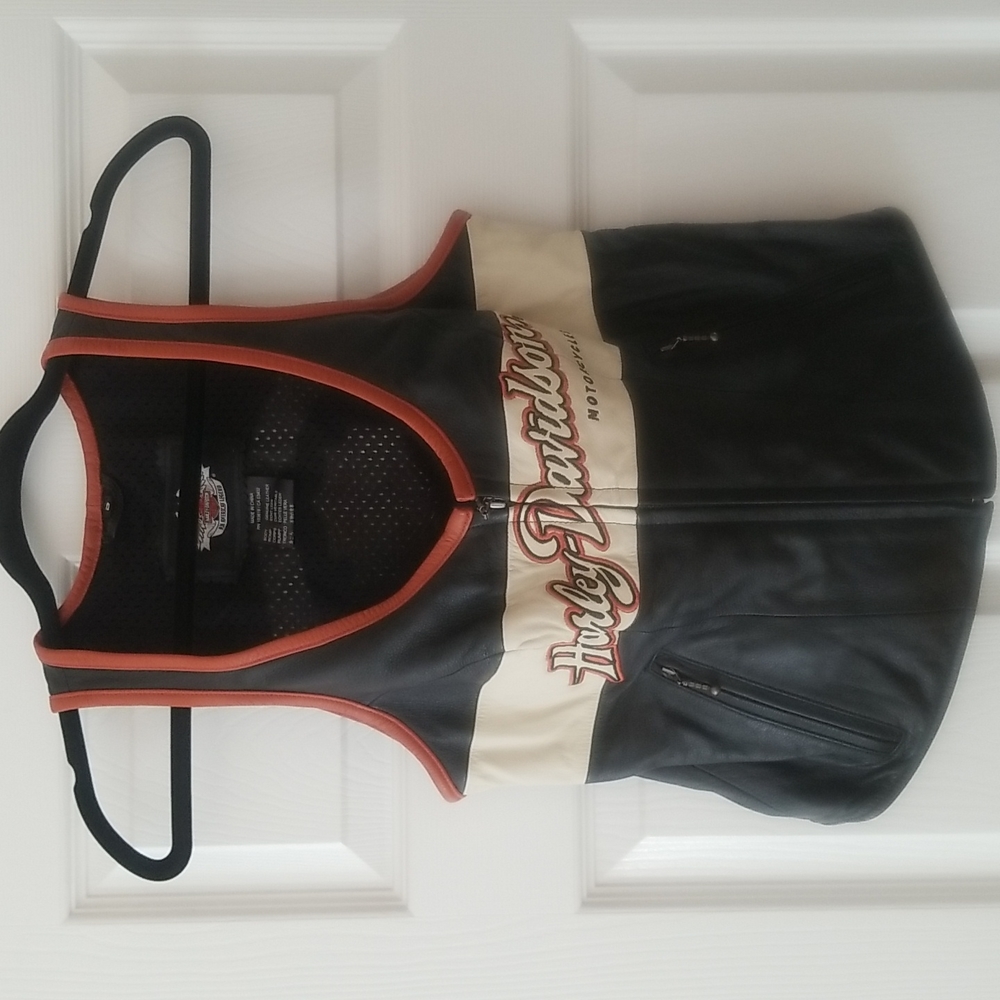 Harley Davidson leather vest